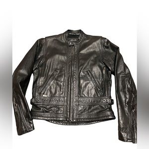 Women's Harley Davidson leather motorcycle jacket